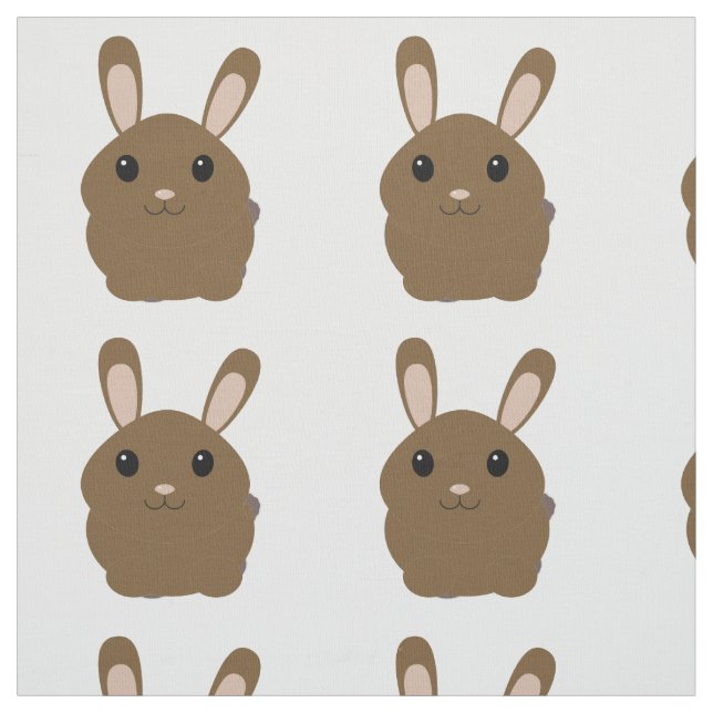 Tissu Bunny Brown (Échantillon)