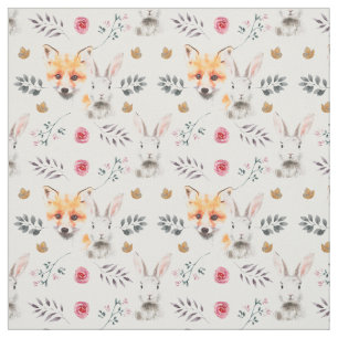 Tissu Bunny et Fox