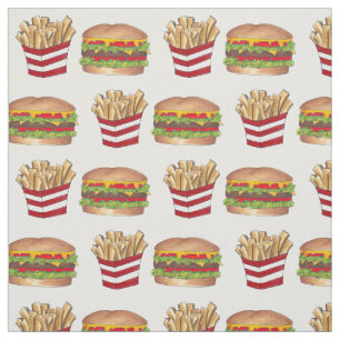Tissu Burger d'appariement de restauration rapide classi