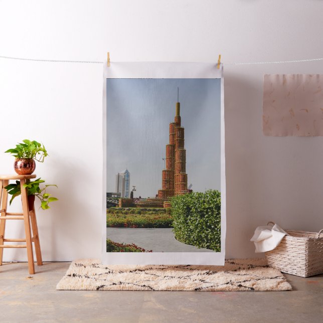 Tissu Burj Khalifa, Jardin Miracle de Dubaï (In Situ)