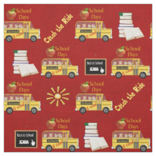 Tissu Bus Yellow