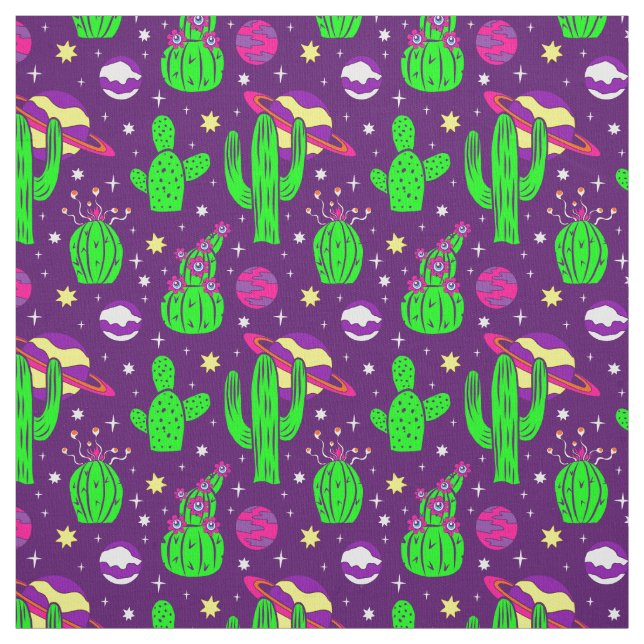 Tissu cactus d'espace extra-atmosphérique désert planète (Échantillon)