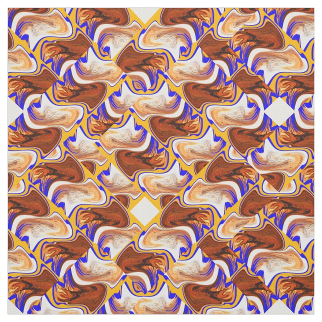 Tissu Café et crème (Échantillon)