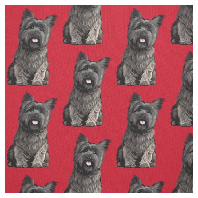 Tissu Cairn Terrier (Échantillon)
