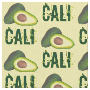 Tissu California Cali Avocado Avocadoes