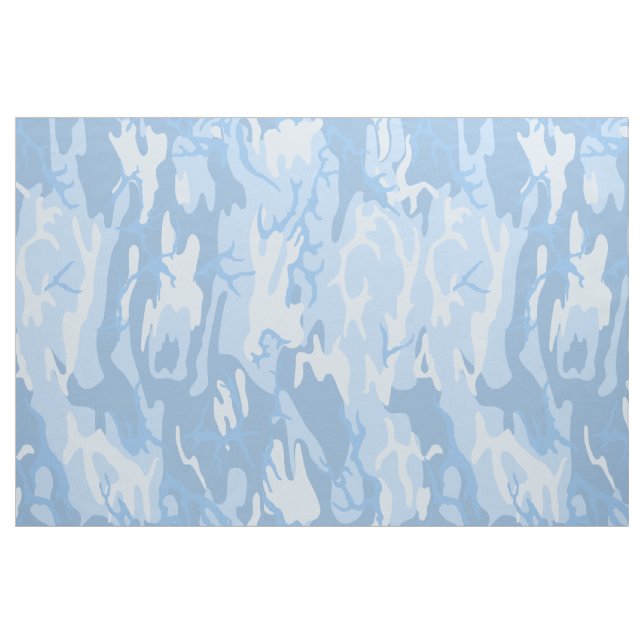 Tissu Camo bleu fané (Fat Quarter)