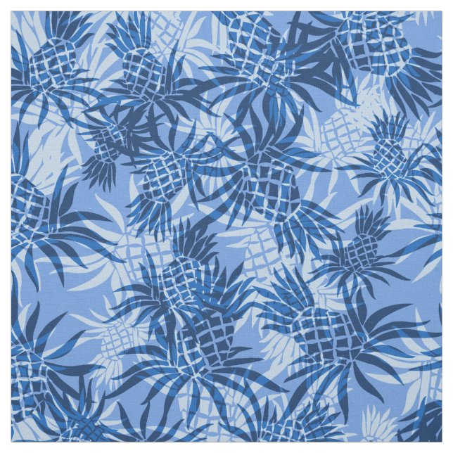 Tissu Camo d'ananas Hawaiian Tropical (Échantillon)