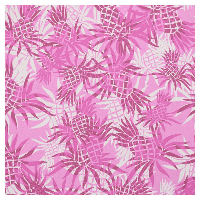 Tissu Camo d'ananas Hawaiian Tropical (Échantillon)