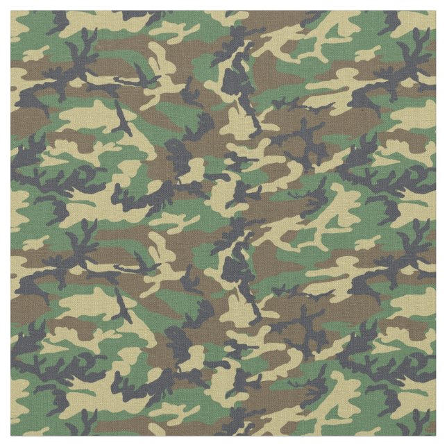 Tissu Camo de Woodland (Fermer)