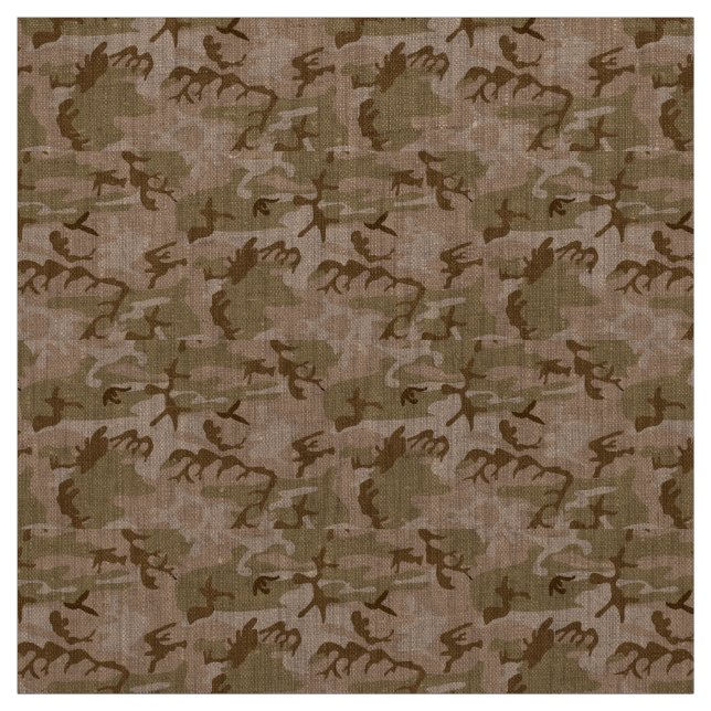 Tissu Camo du désert - Camouflage Brown (Échantillon)