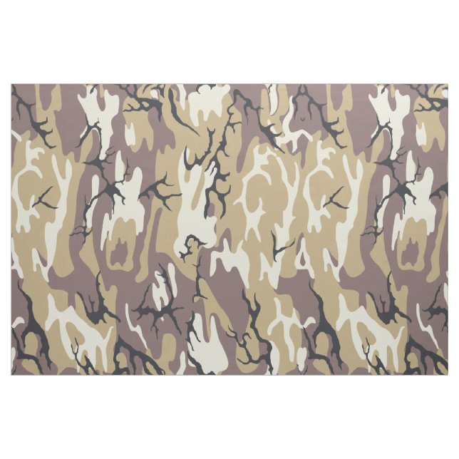 Tissu Camo Marron (Fat Quarter)