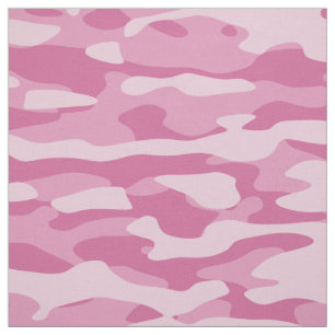 Tissu Camo Rose