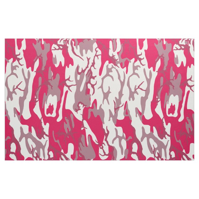 Tissu Camo rouge (Fat Quarter)