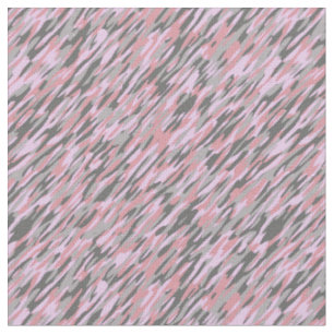 Tissu camouflage abstrait rose et gris vert