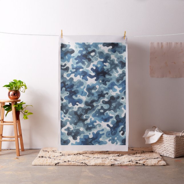 Tissu Camouflage bleu (In Situ)