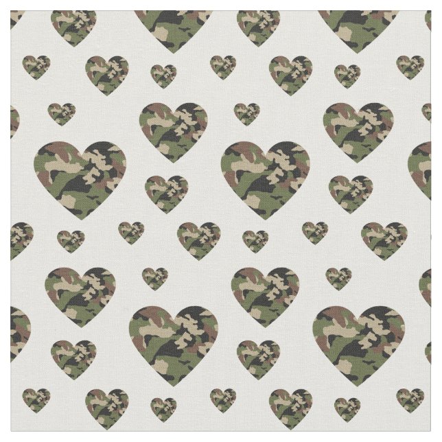 Tissu Camouflage de campagne Camo Hearts (Fermer)