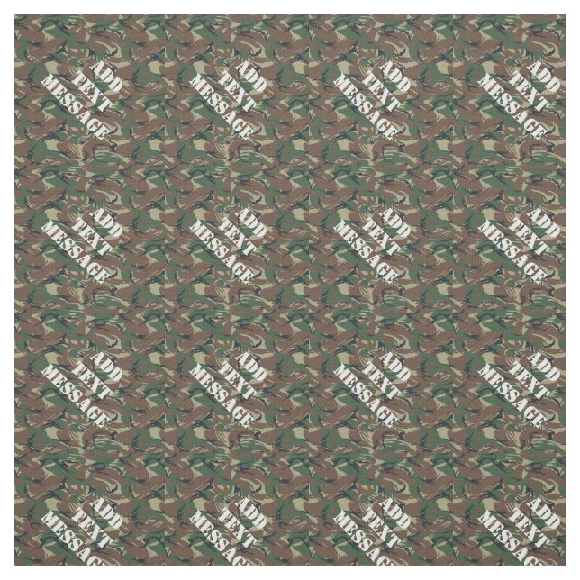Tissu Camouflage militaire vert britannique 95 (Échantillon)