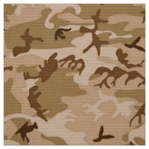 Tissu Camouflage Motif, Tan du désert et Brown
