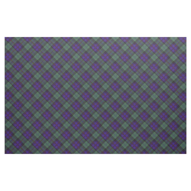Tissu Campbell de tartan d'écossais de plaid de clan de (Yard)
