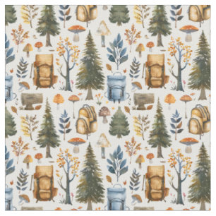 Tissu Camping, Bois, Extérieur, Nature