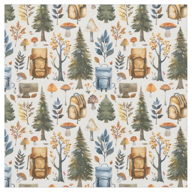 Tissu Camping, Bois, Extérieur, Nature (Fermer)