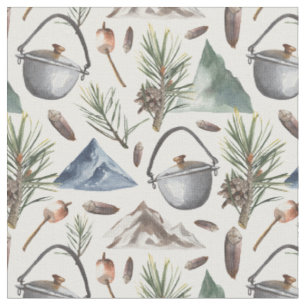 Tissu Camping, Randonnée, plein air et nature