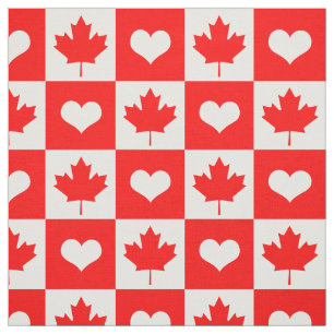 Tissu canadien et feuille d'érable, drapeau du co