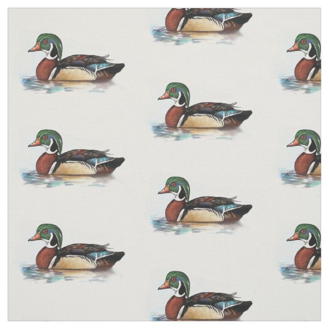 Tissu Canard en bois (Échantillon)