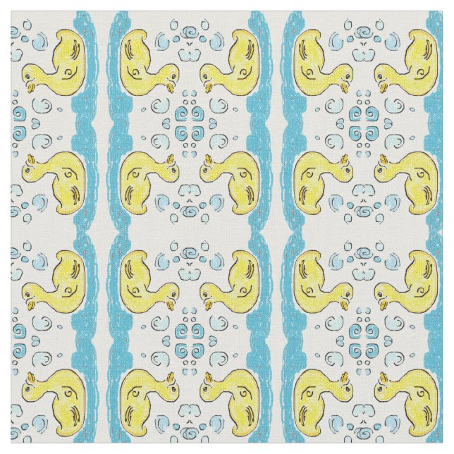 Tissu Canards en bulles (Fermer)