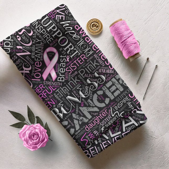 Tissu Cancer du sein Sensibilisation Mot Cloud ID261 (Créateur téléchargé)