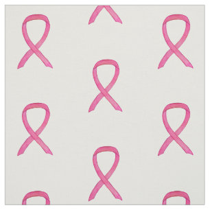 Tissu Cancer du sein Sensibilisation rose Ruban Matériel