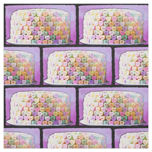 Tissu Candy Heart Cake (Échantillon)