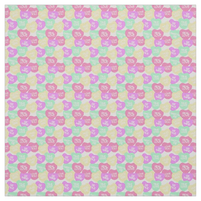 Tissu Candy Hearts Fabric (Échantillon)
