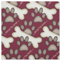 Canine faite sur commande d'empreintes de pattes