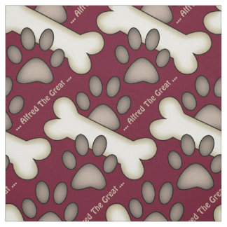 Tissu Canine faite sur commande d'empreintes de pattes