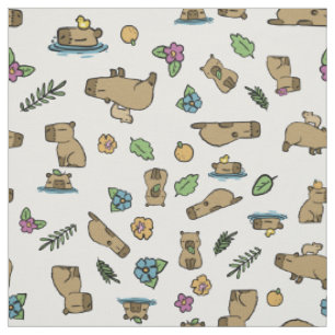 Tissu Capybara