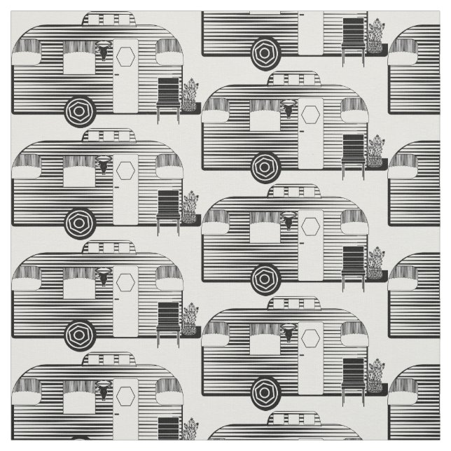 Tissu Caravane Camper Traveller Thunder_Cove (Échantillon)