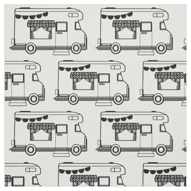 Tissu Caravane de camping RV Thunder_Cove  (Échantillon)