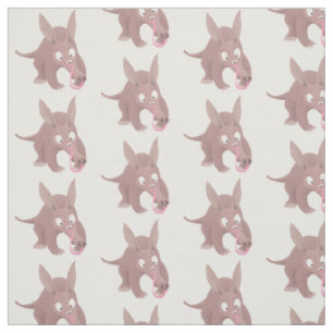 Tissu Caricature amusante de Aardvark