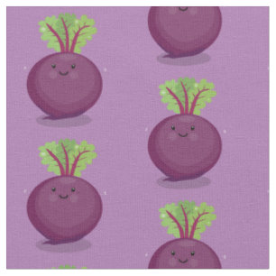 Tissu Caricature de la cuisine à la racine de betterave 