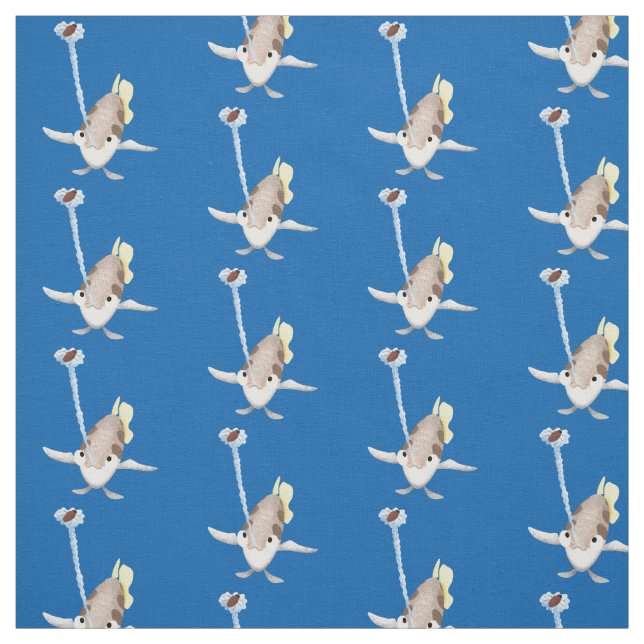 Tissu Caricature de Tir à l'arc (Échantillon)
