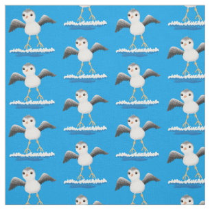 Tissu Caricature en bécasseau mignon