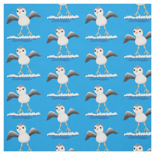 Tissu Caricature en bécasseau mignon (Échantillon)