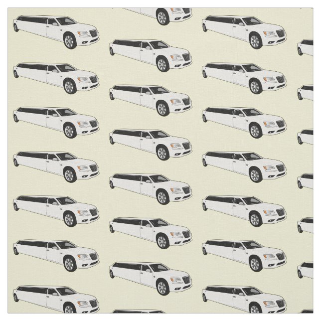 Tissu Caricature limousine (Échantillon)