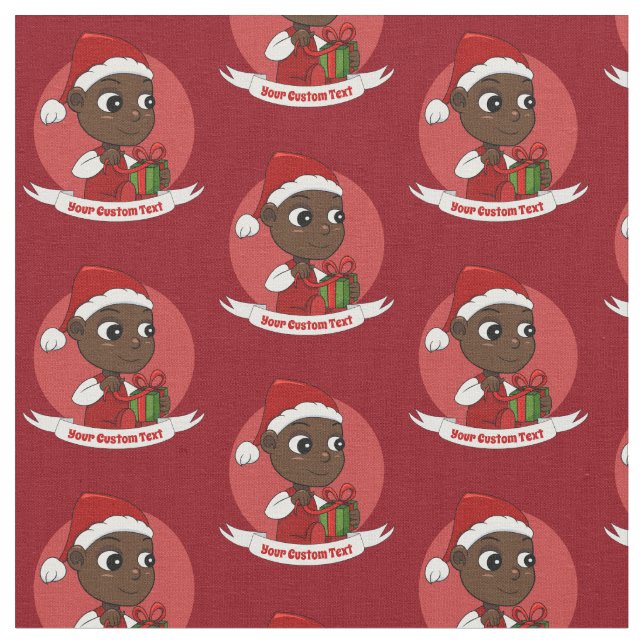 Tissu Caricature pour bébé de Noël mignon (Fermer)