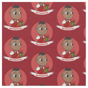 Tissu Caricature pour bébé de Noël mignon