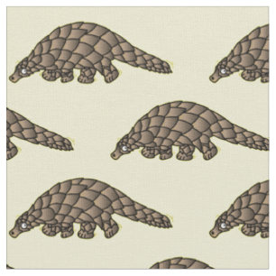 Tissu Caricature pour enfants de Cute Pangolins
