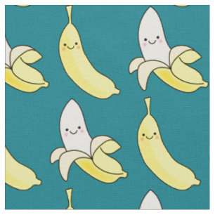 Tissu Caricature pour enfants de la banane mignonne Kawa