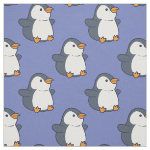 Tissu Caricature pour enfants en pingouin mignon