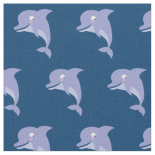 Tissu Caricature pour les enfants des dauphins